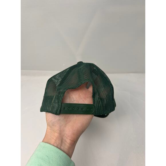 Bass Pro Shops Trucker Hat Green Mesh Snapback Fishing Outdoor Cap - Picture 5 of 5